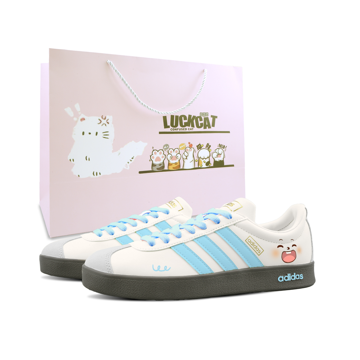 Adidas VL COURT 2.0 Blue Mist Elf, специальная сумка для покупок, износостойкие низкие кроссовки German Army, унисекс, небесно-голубой
Adidas VL COURT 2.0 Blue Mist Elf, специальная сумка для покупок, износостойкие низкие кроссовки German Army, унисекс, небесно-голубой