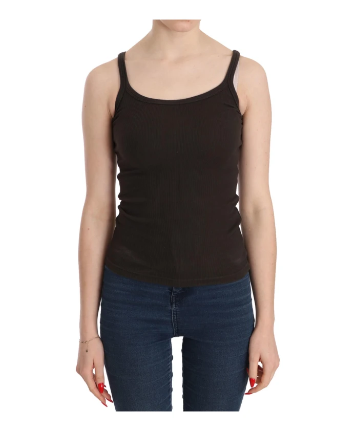 Хлопковая блузка без рукавов Pink Memories, коричневый
Хлопковая блузка без рукавов Pink Memories, коричневый