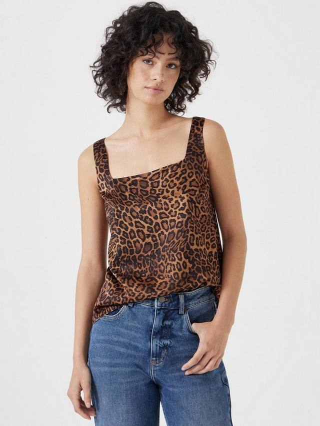 Майка с квадратным вырезом и леопардовым принтом HUSH, разноцветный
Майка с квадратным вырезом и леопардовым принтом HUSH, разноцветный