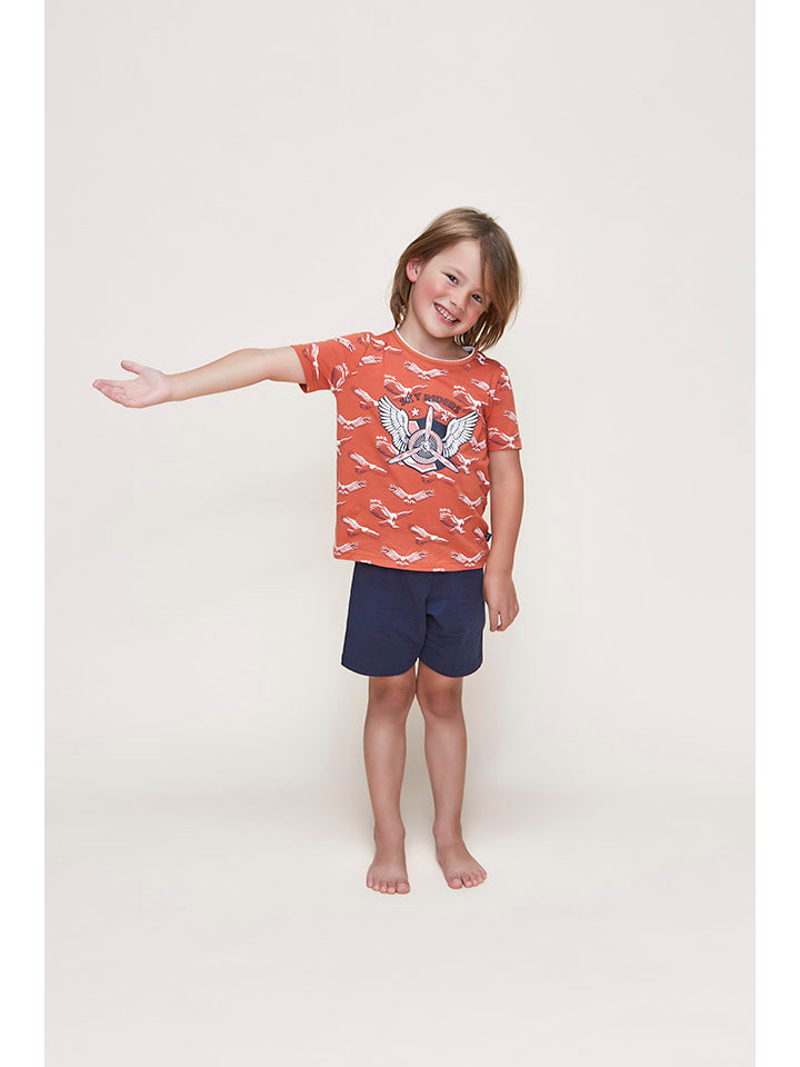 Charlie Choe Пижама "Wild flight" темно-синего/оранжевого цвета
Charlie Choe Пижама "Wild flight" темно-синего/оранжевого цвета