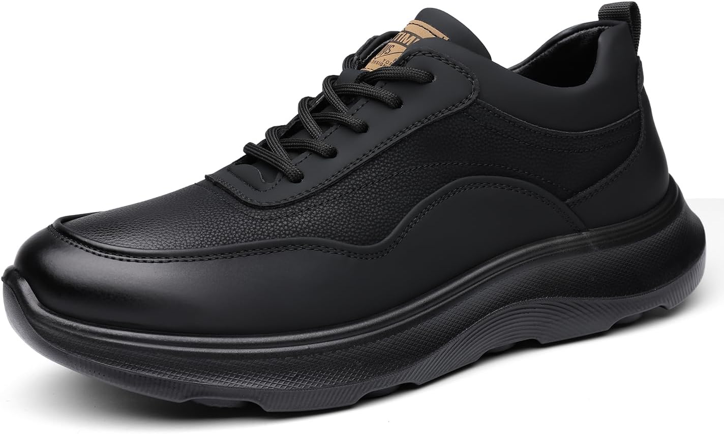 Осенние спортивные кроссовки для мужчин, однотонные, модные, повседневные, кожаные, с мягкой подошвой, на шнуровке, на платформе Sfwarmart, черный
Осенние спортивные кроссовки для мужчин, однотонные, модные, повседневные, кожаные, с мягкой подошвой, на шнуровке, на платформе Sfwarmart, черный