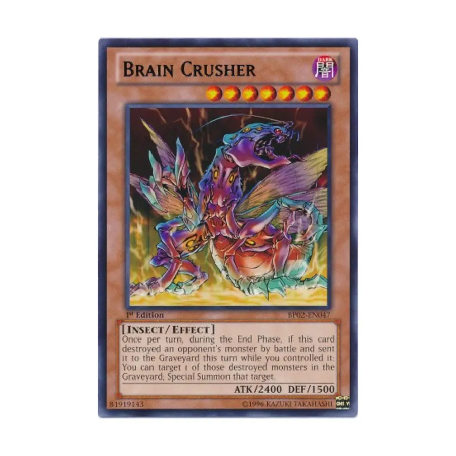 CCG Крушитель мозгов (редкий черный), Yu-Gi-Oh - Battle Pack 2 - War of the Giants - Singles
CCG Крушитель мозгов (редкий черный), Yu-Gi-Oh - Battle Pack 2 - War of the Giants - Singles