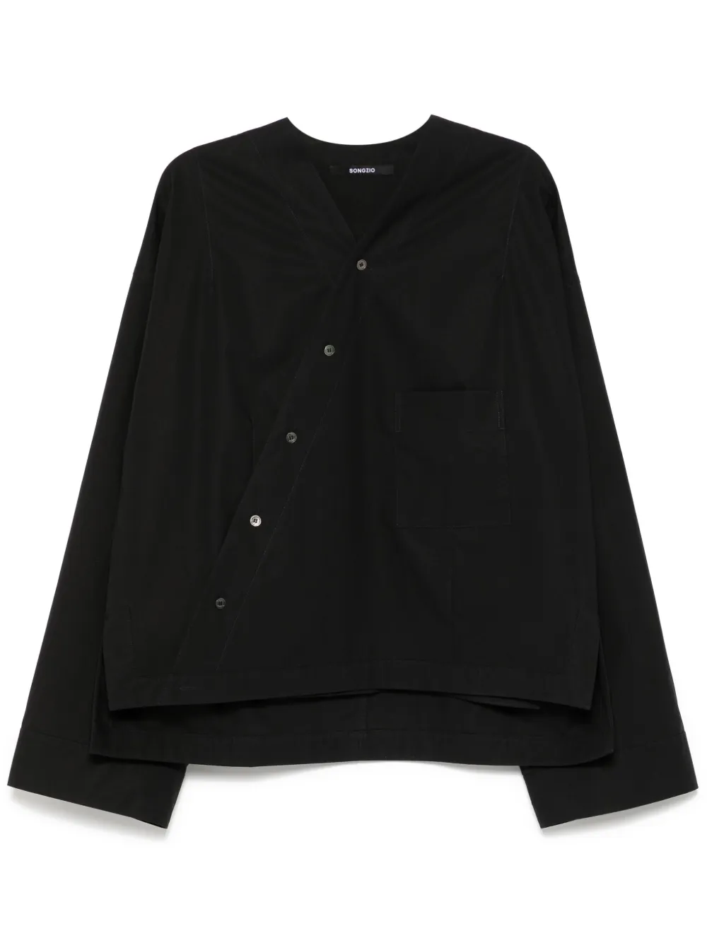 Рубашка с вырезами SONGZIO, черный
Рубашка с вырезами SONGZIO, черный