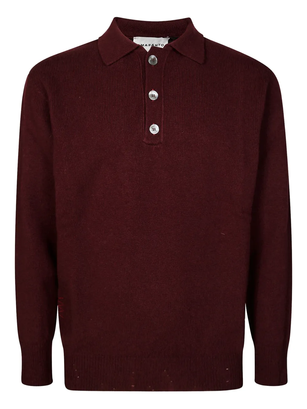 Свитер с воротником поло Amaranto, красный
Свитер с воротником поло Amaranto, красный