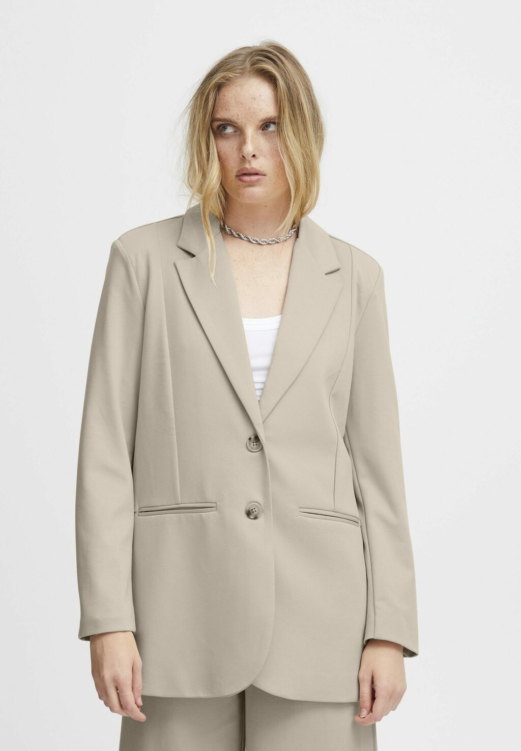 Короткое пальто IHKATE ICHI, бежевый
Короткое пальто IHKATE ICHI, бежевый