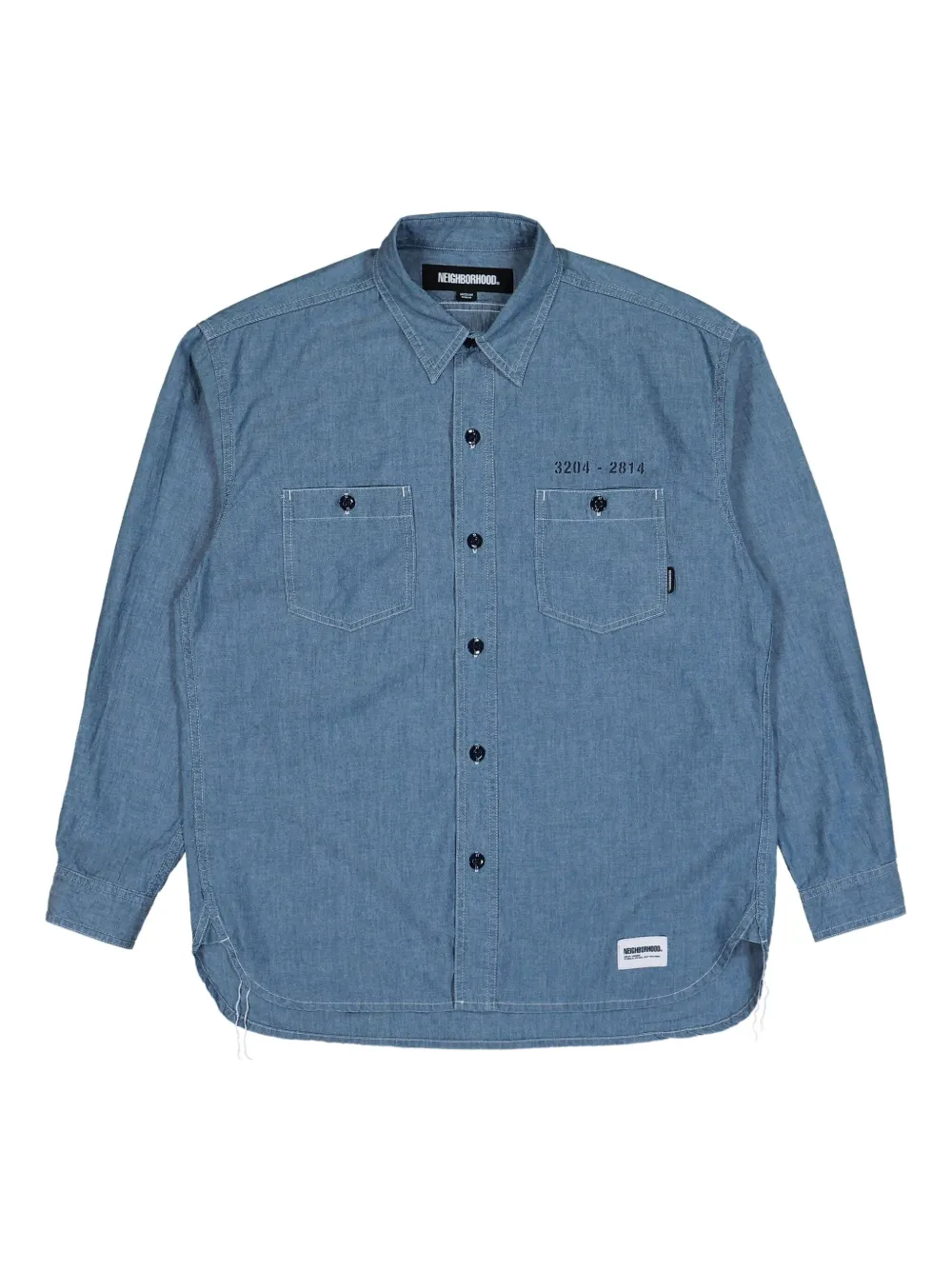 Рубашка с накладными карманами Neighborhood, синий
Рубашка с накладными карманами Neighborhood, синий