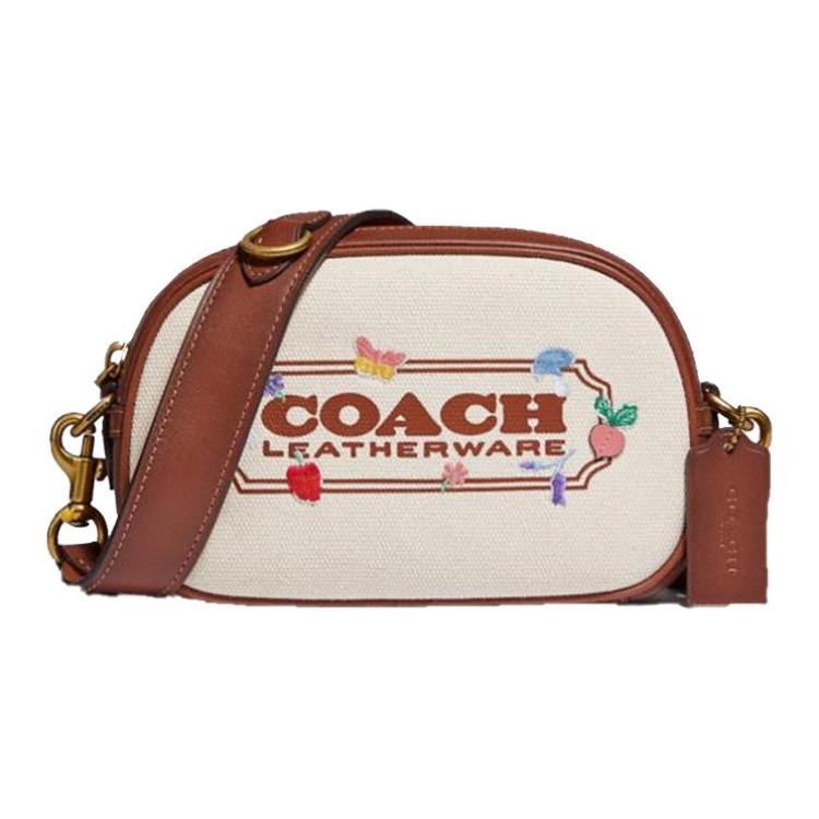 Сумка-холст для камеры с кожаной сумкой для фотоаппарата, сумка через плечо, кросс-боди Трампетс женская белая COACH
Сумка-холст для камеры с кожаной сумкой для фотоаппарата, сумка через плечо, кросс-боди Трампетс женская белая COACH