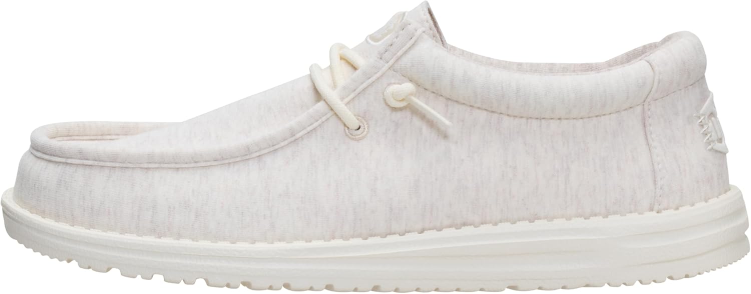 Мужские слипоны HEYDUDE Wally Stretch из джерси, Легкие и удобные туристические лоферы с эластичными шнурками, Oatmeal
Мужские слипоны HEYDUDE Wally Stretch из джерси, Легкие и удобные туристические лоферы с эластичными шнурками, Oatmeal