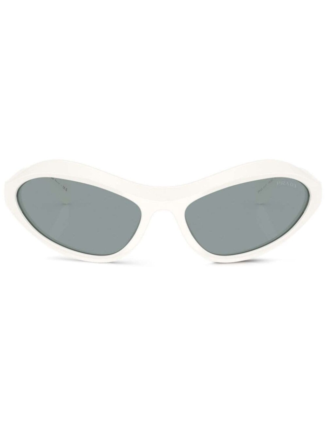 Овальные солнцезащитные очки с выгравированным логотипом Prada Eyewear, белый
Овальные солнцезащитные очки с выгравированным логотипом Prada Eyewear, белый