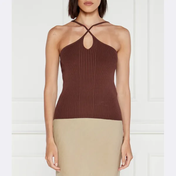 Топ Sanina узкого кроя Samsøe Samsøe, коричневый
Топ Sanina узкого кроя Samsøe Samsøe, коричневый