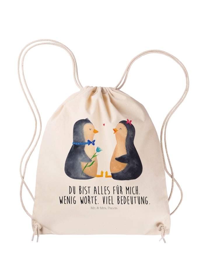 Mr. & Mrs. Panda Сумка-шоппер с изображением пары пингвинов и надписью кремового цвета
Mr. & Mrs. Panda Сумка-шоппер с изображением пары пингвинов и надписью кремового цвета