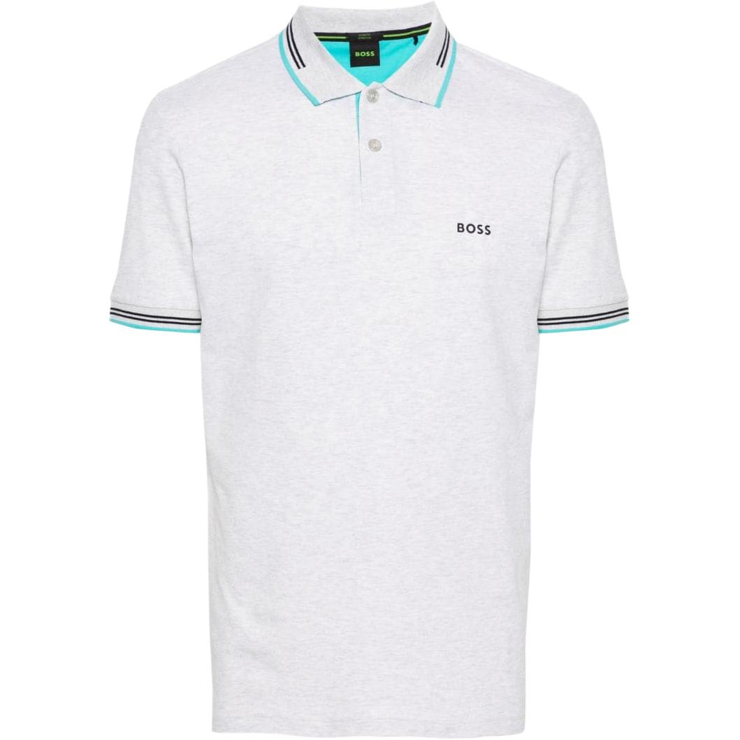 Поло с коротким рукавом и вышитым логотипом HUGO BOSS, серый
Поло с коротким рукавом и вышитым логотипом HUGO BOSS, серый