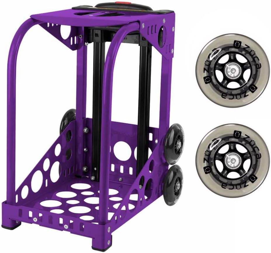 ZUCA Purple Sport Frame with Non-Flashing Wheels and Built-in Seat (Use with Any Sport Insert Bag)
ZUCA Purple Sport Frame with Non-Flashing Wheels and Built-in Seat (Use with Any Sport Insert Bag)