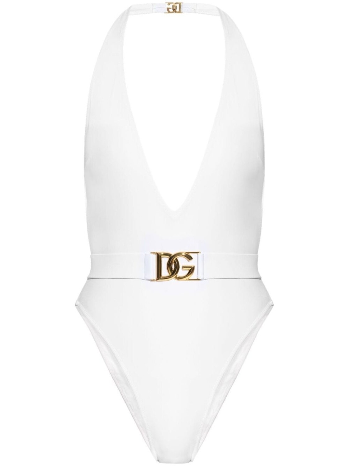 Dolce & Gabbana купальник с глубоким вырезом и поясом, белый
Dolce & Gabbana купальник с глубоким вырезом и поясом, белый