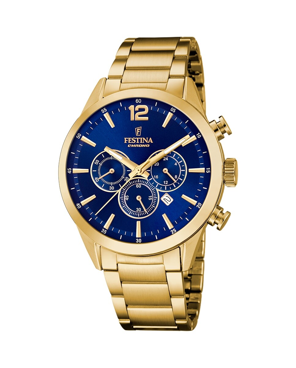 Мужские часы F20633/2 Timeless Chronograph из золотой стали Festina, золотой
Мужские часы F20633/2 Timeless Chronograph из золотой стали Festina, золотой