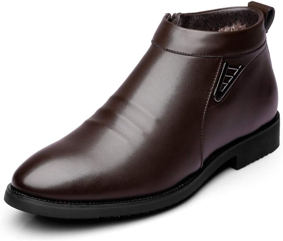 Мужские зимние ботинки Battle Men Vlevet Retro, удобные, с застежкой-молнией, повседневные кожаные зимние ботинки для джентльменов, коричневый
Мужские зимние ботинки Battle Men Vlevet Retro, удобные, с застежкой-молнией, повседневные кожаные зимние ботинки для джентльменов, коричневый