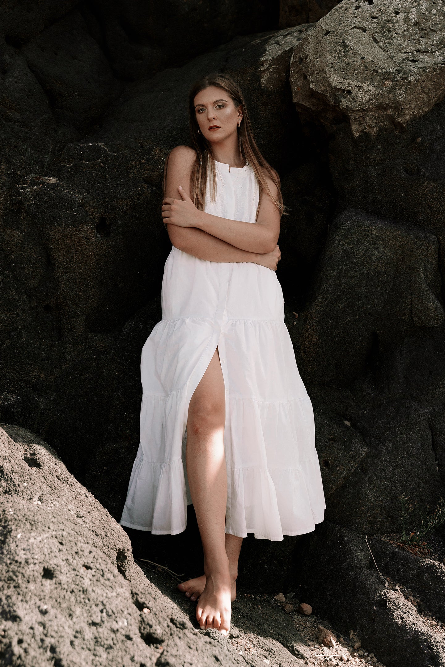 Длинное многослойное платье без рукавов с вышивкой Reistor, цвет coconut white
Длинное многослойное платье без рукавов с вышивкой Reistor, цвет coconut white