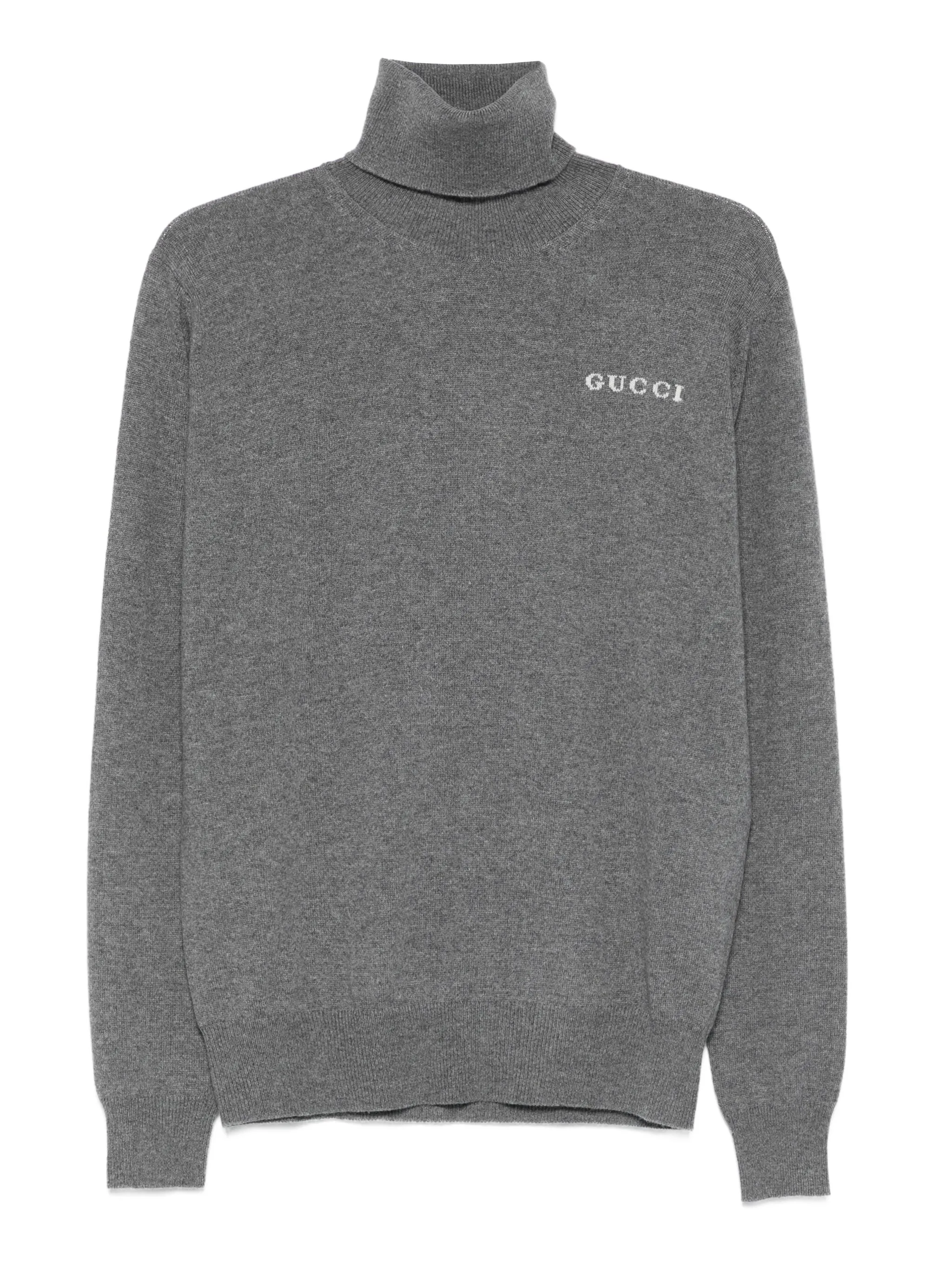 Свитер с высоким воротником Gucci, серый
Свитер с высоким воротником Gucci, серый