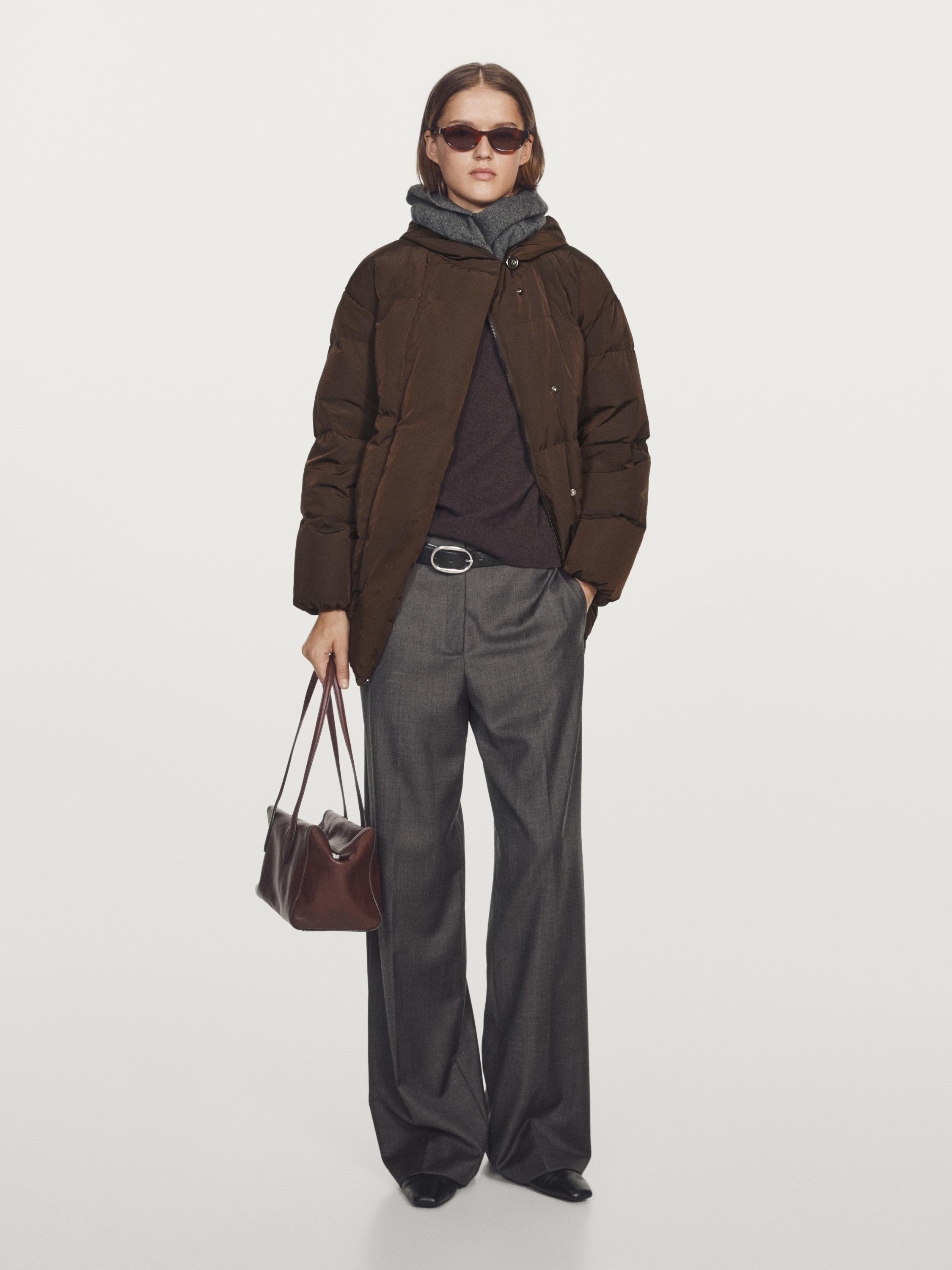 Водоотталкивающая куртка-пуховик с капюшоном Massimo Dutti, бордовый
Водоотталкивающая куртка-пуховик с капюшоном Massimo Dutti, бордовый