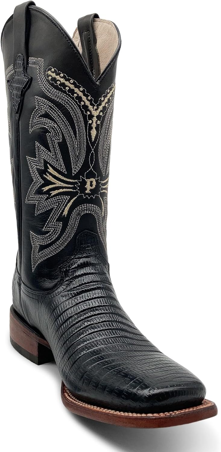 Мужские кожаные ковбойские сапоги в стиле вестерн с тиснением под ящерицу и квадратным носком The Western Shops, черный
Мужские кожаные ковбойские сапоги в стиле вестерн с тиснением под ящерицу и квадратным носком The Western Shops, черный