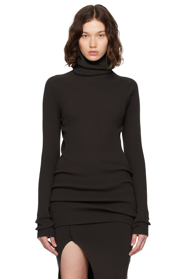 Конкордианс ребристый вязаный водолазный джемпер Rick Owens, коричневый
Конкордианс ребристый вязаный водолазный джемпер Rick Owens, коричневый