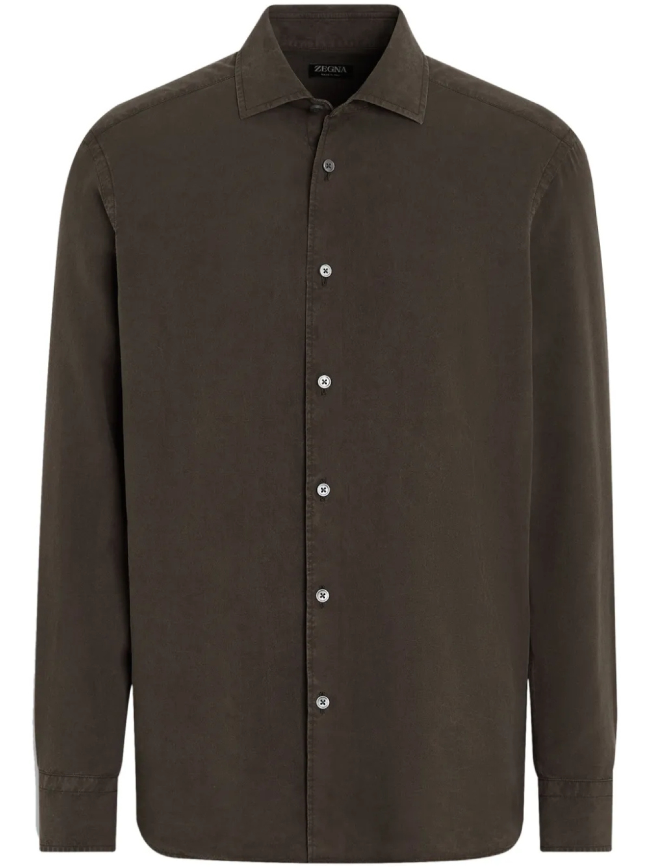 Шелковая рубашка Zegna, коричневый
Шелковая рубашка Zegna, коричневый