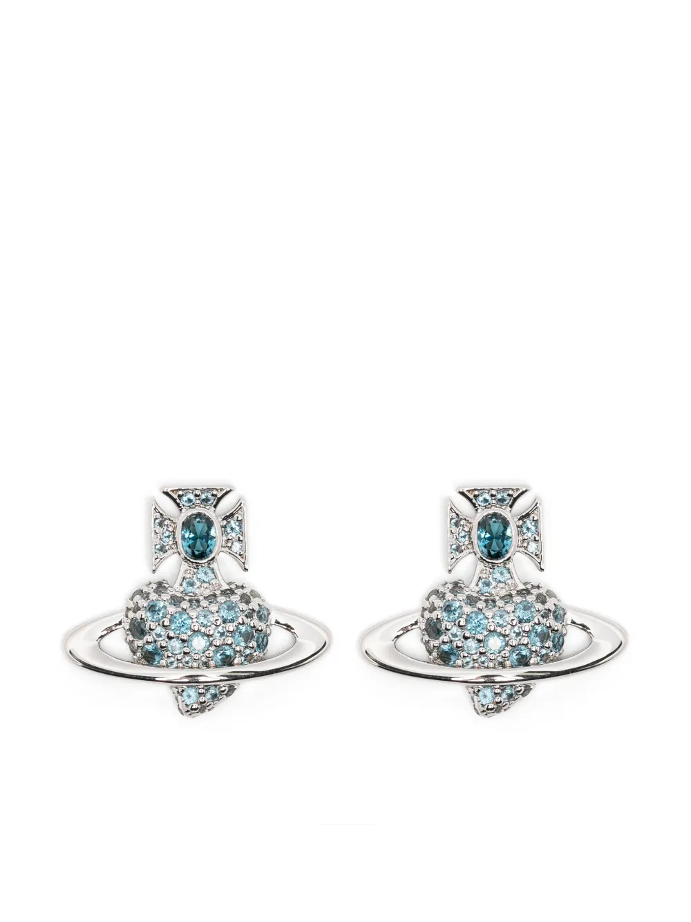 Серьги-гвоздики с мотивом орба Vivienne Westwood, серебристый
Серьги-гвоздики с мотивом орба Vivienne Westwood, серебристый