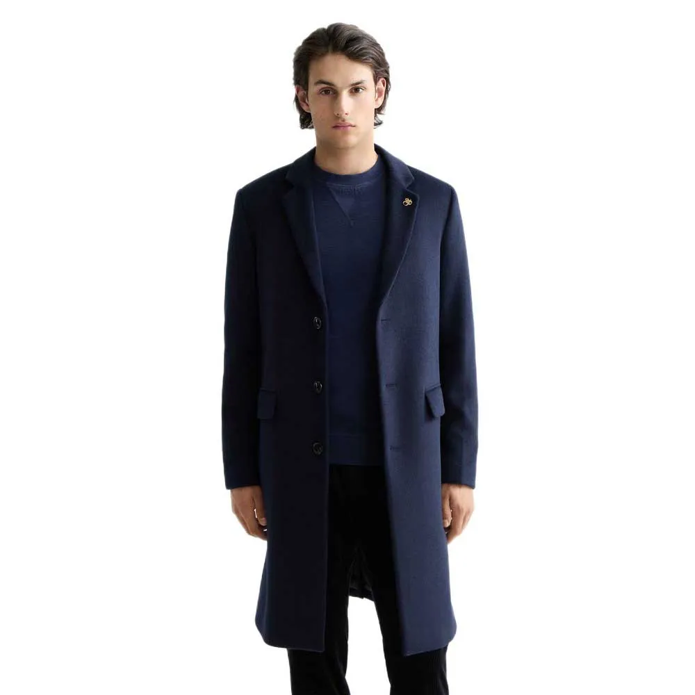Классическое шерстяное пальто Scotch & Soda, синий
Классическое шерстяное пальто Scotch & Soda, синий