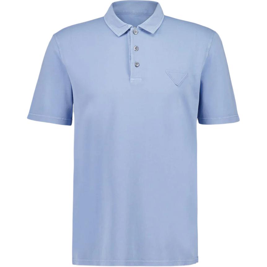 Футболка поло с треугольным логотипом PRADA, синий
Футболка поло с треугольным логотипом PRADA, синий