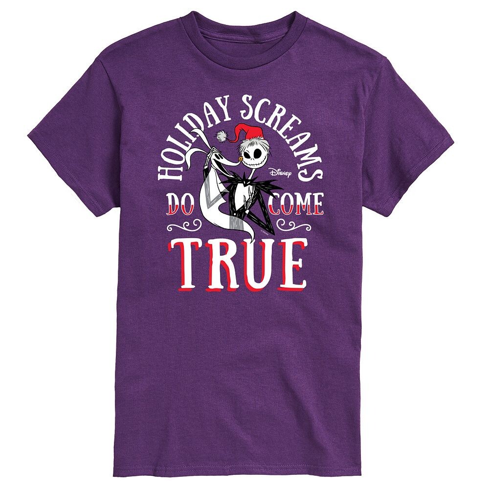 Мужская футболка с рисунком «Кошмар перед Рождеством» Disney's «Праздничные крики сбываются», фиолетовый
Мужская футболка с рисунком «Кошмар перед Рождеством» Disney's «Праздничные крики сбываются», фиолетовый
