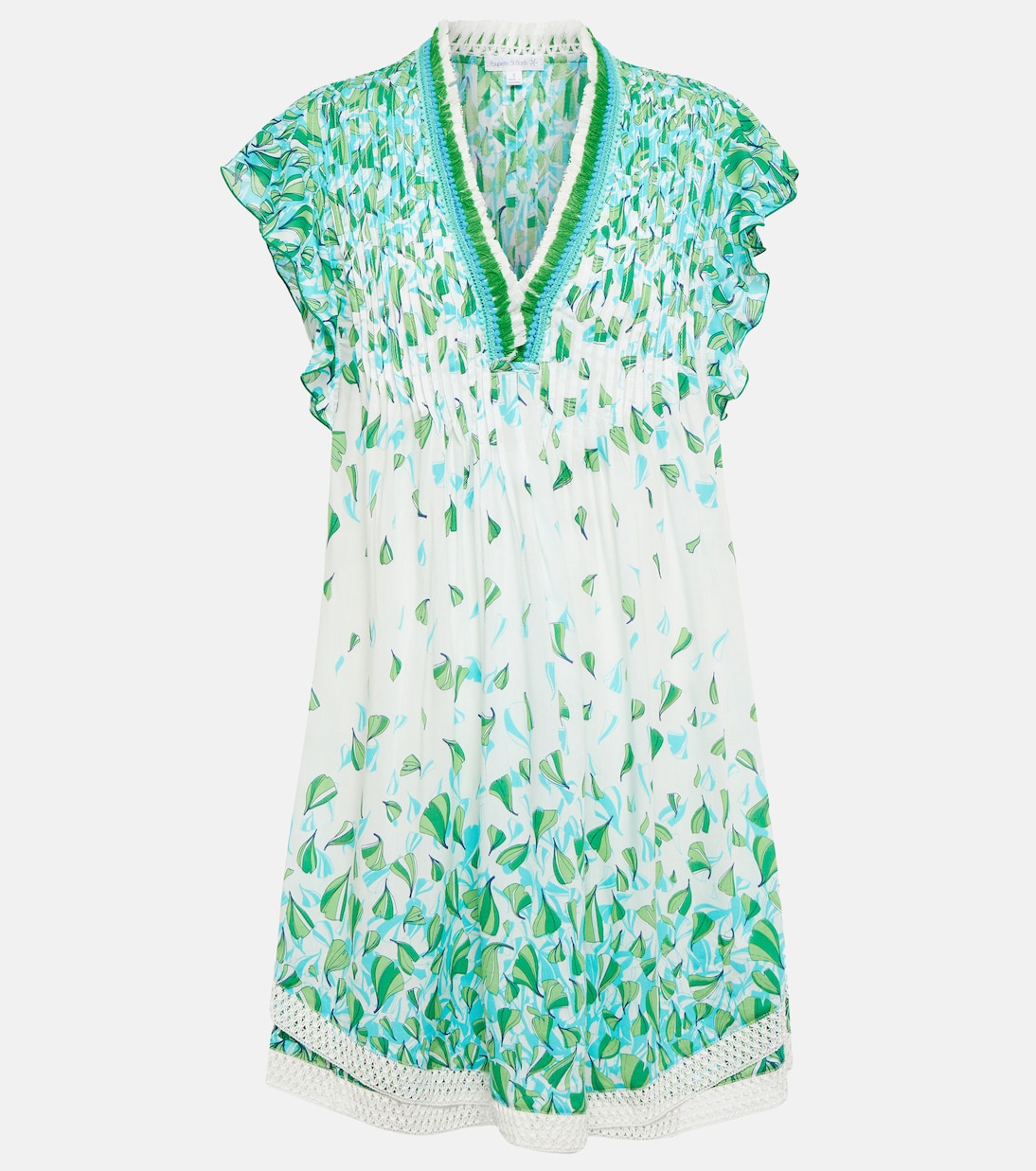 Мини-платье с принтом Саши Poupette St Barth, Green Petale
Мини-платье с принтом Саши Poupette St Barth, Green Petale