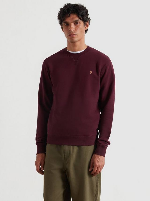 Хлопковый свитшот с круглым вырезом Farah, Bordeaux
Хлопковый свитшот с круглым вырезом Farah, Bordeaux