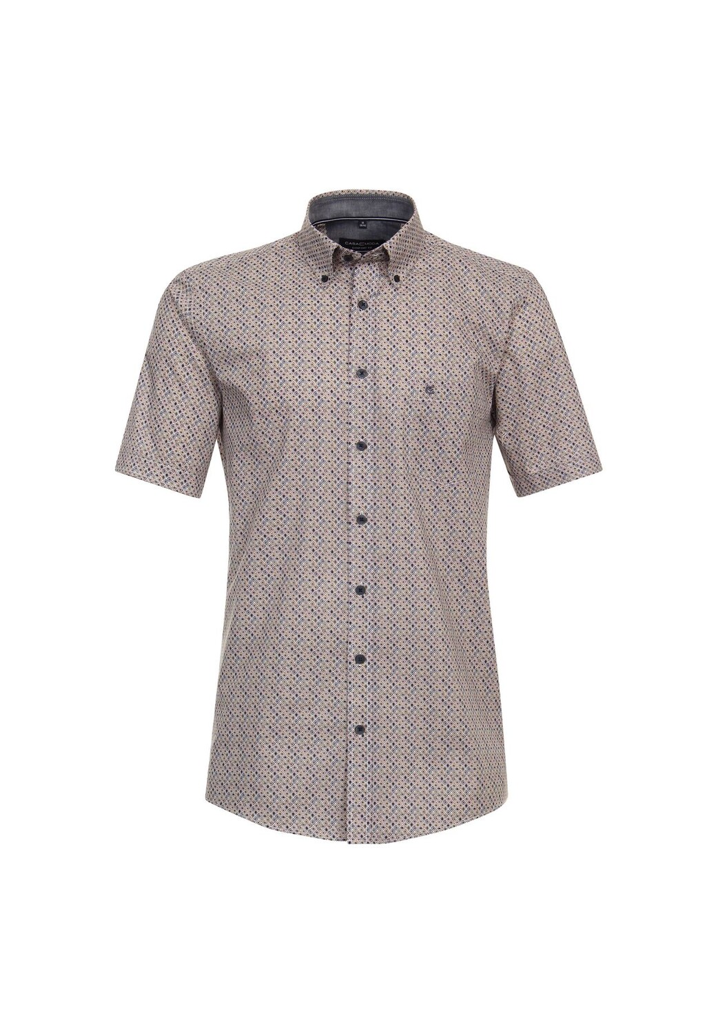 Мужская повседневная рубашка с коротким рукавом и принтом, удобная посадка CASAMODA, коричневый
Мужская повседневная рубашка с коротким рукавом и принтом, удобная посадка CASAMODA, коричневый