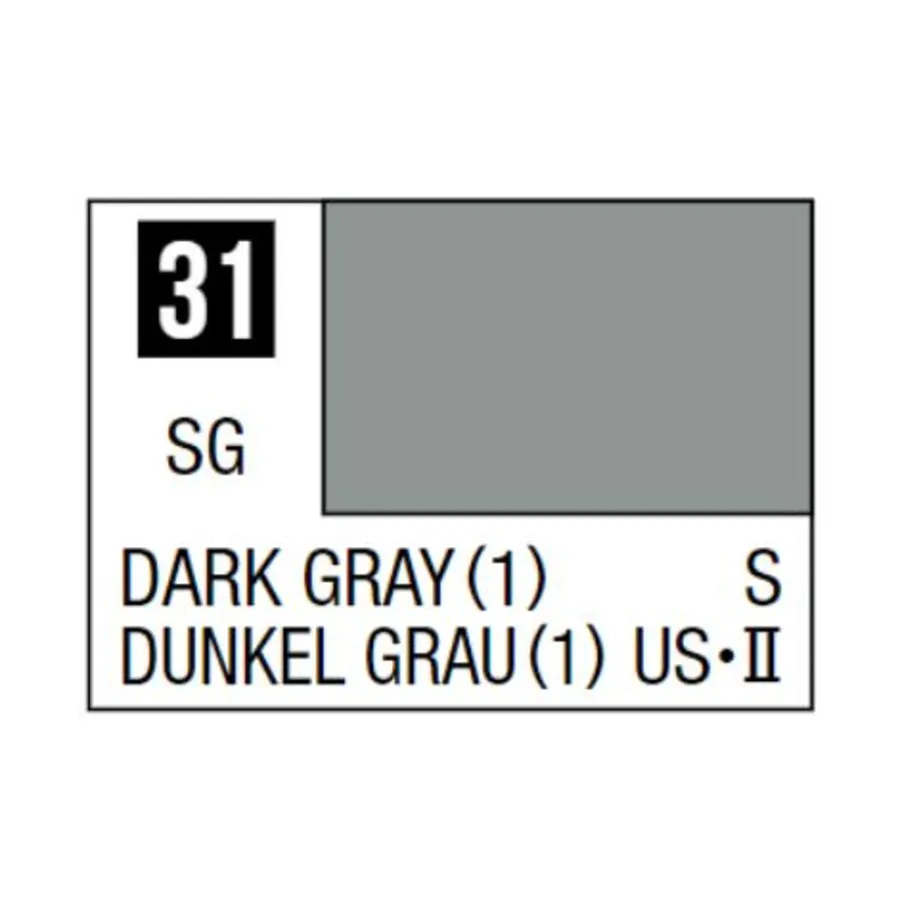Полуглянцевый темно-серый, Mr. Color Paints
Полуглянцевый темно-серый, Mr. Color Paints