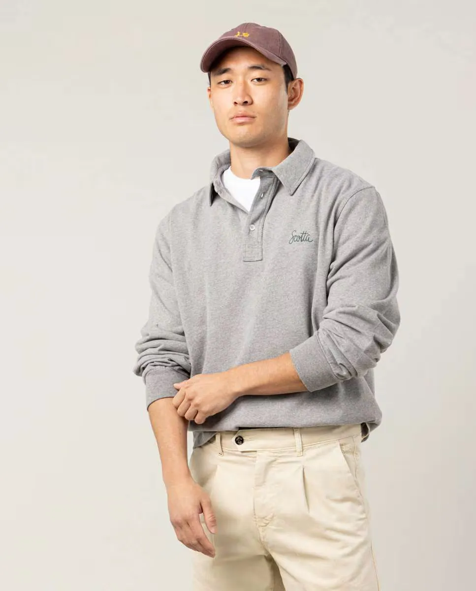 Длинный рукав мужской поло Scotta 1985, серый
Длинный рукав мужской поло Scotta 1985, серый