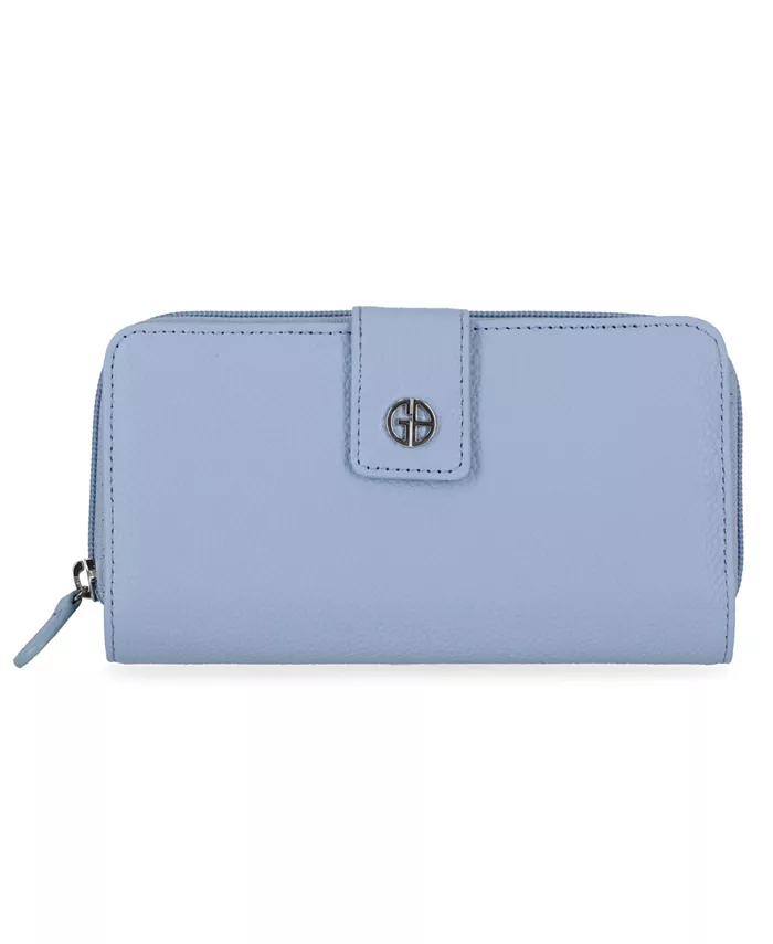 Мягкий кожаный универсальный кошелек Giani Bernini, синий
Мягкий кожаный универсальный кошелек Giani Bernini, синий