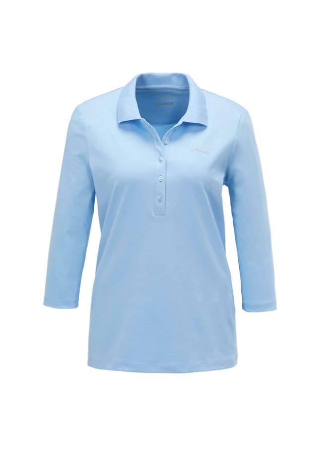 Короткий размер: рубашка поло из высококачественного пике. Goldner, голубой
Короткий размер: рубашка поло из высококачественного пике. Goldner, голубой
