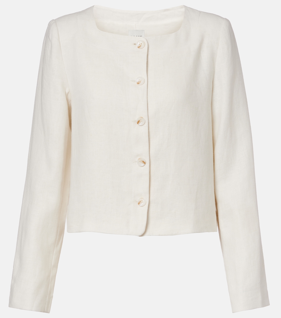 Укороченный льняной жакет Эмма Posse, кремовый
Укороченный льняной жакет Эмма Posse, кремовый