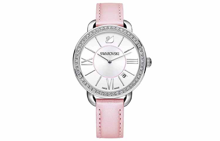 Swarovski Наручные часы кварцевый механизм кожаный ремешок серебристый циферблат женские часы
Swarovski Наручные часы кварцевый механизм кожаный ремешок серебристый циферблат женские часы
