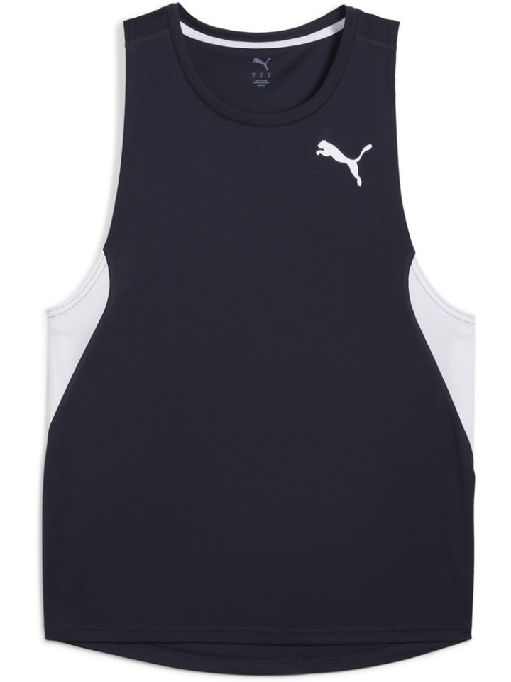 Спортивная футболка Cross The Line Singlet 3.0 синего цвета Puma
Спортивная футболка Cross The Line Singlet 3.0 синего цвета Puma