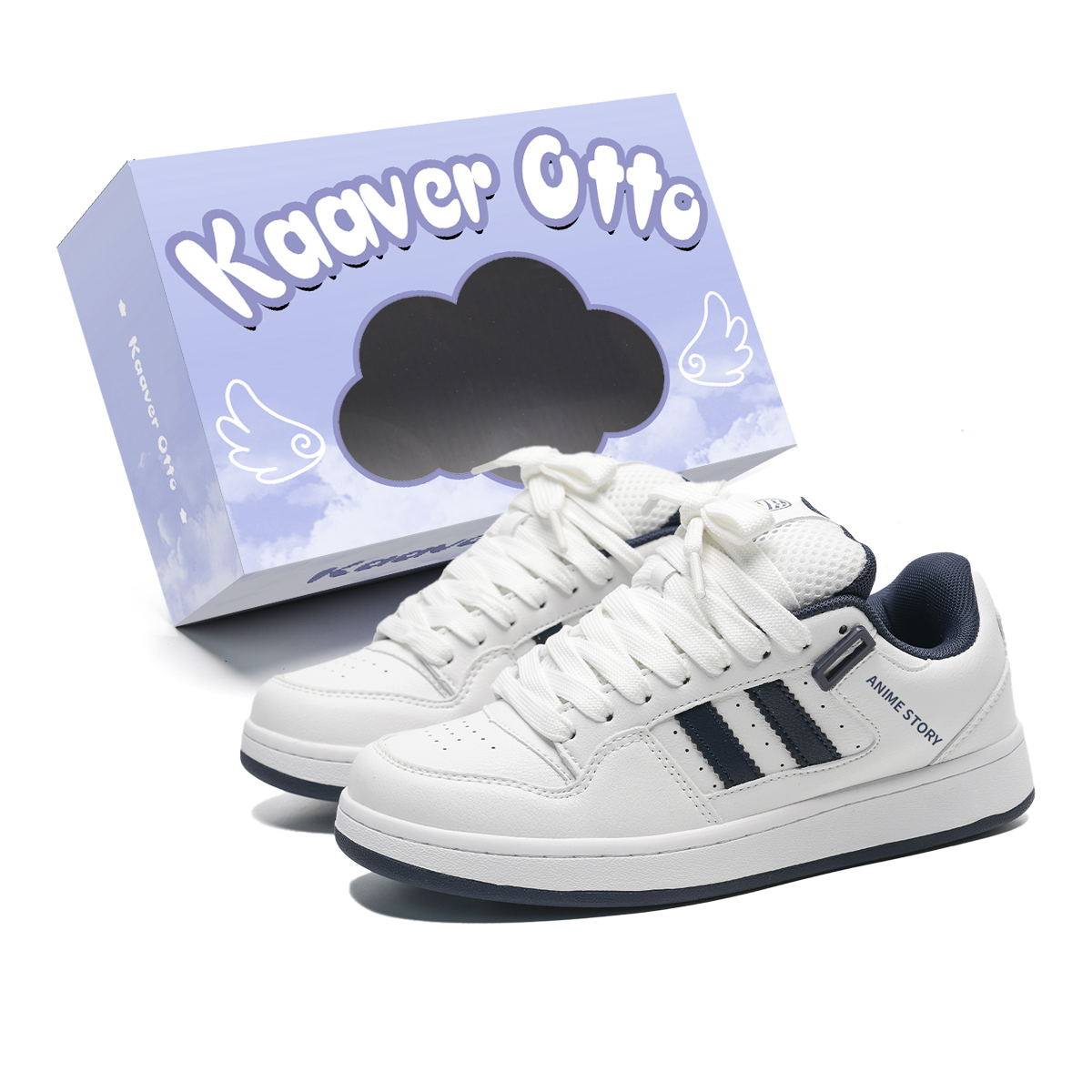 KAAVER OTTO Износостойкие и легкие низкие скейтерские кроссовки унисекс бело-голубые, цвет White Blue
KAAVER OTTO Износостойкие и легкие низкие скейтерские кроссовки унисекс бело-голубые, цвет White Blue