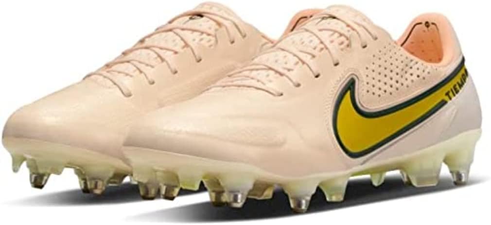 Футбольные бутсы для мягкого грунта Nike Mixed Tiempo Legend 9 Elite SG-Pro AC, Guava Ice Yellow Strike Sunset Glow
Футбольные бутсы для мягкого грунта Nike Mixed Tiempo Legend 9 Elite SG-Pro AC, Guava Ice Yellow Strike Sunset Glow