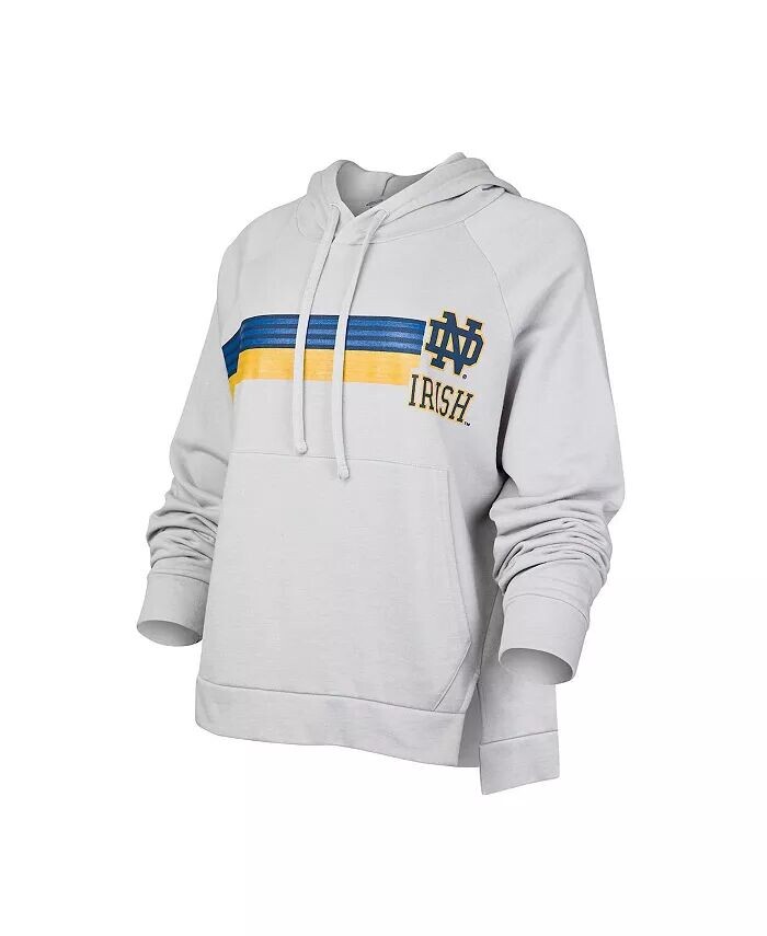 Женский серый пуловер с капюшоном Notre Dame Fighting Irish Cedar Tri-Blend реглан Concepts Sport
Женский серый пуловер с капюшоном Notre Dame Fighting Irish Cedar Tri-Blend реглан Concepts Sport