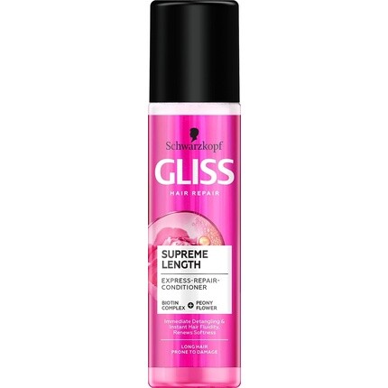 Schwarzkopf Gliss Kur Supreme Long Express Repair Кондиционер-спрей 200 мл / 6,7 жидких унций
Schwarzkopf Gliss Kur Supreme Long Express Repair Кондиционер-спрей 200 мл / 6,7 жидких унций