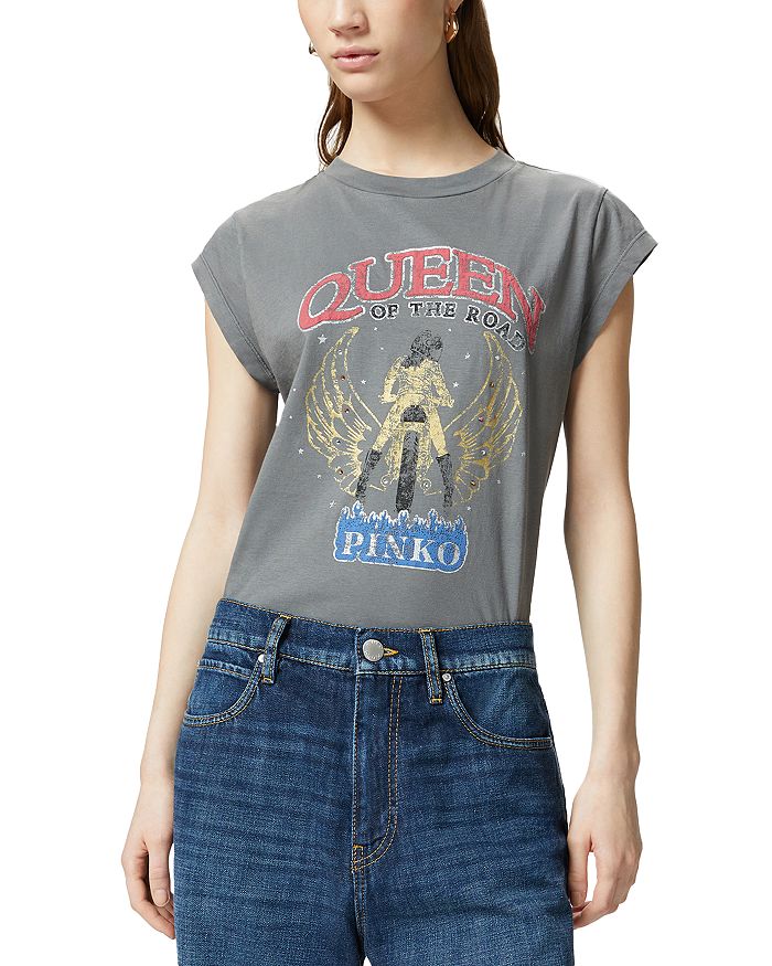 Футболка с принтом "Марракеш" PINKO, серый
Футболка с принтом "Марракеш" PINKO, серый