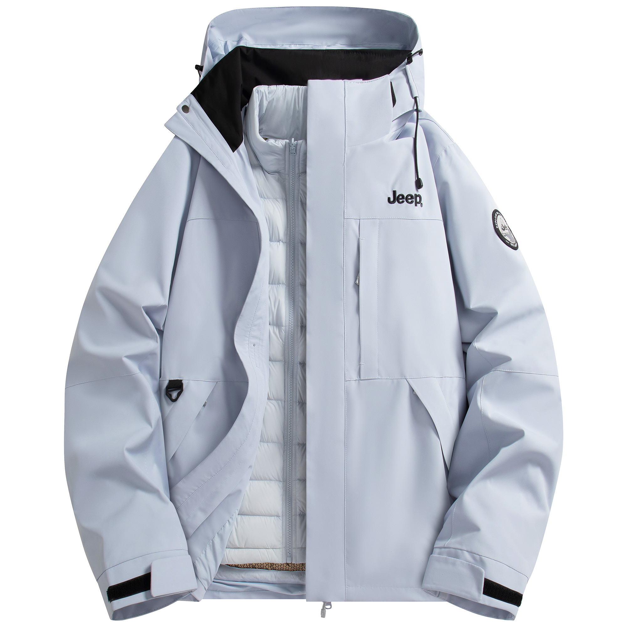 Пуховик Unisex Hooded Thickened 3 in 1 Jeep, moonсветло-синий
Пуховик Unisex Hooded Thickened 3 in 1 Jeep, moonсветло-синий