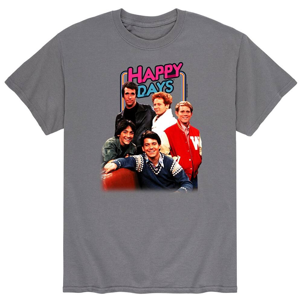Мужская футболка Happy Days Licensed Character, серый 
Мужская футболка Happy Days Licensed Character, серый