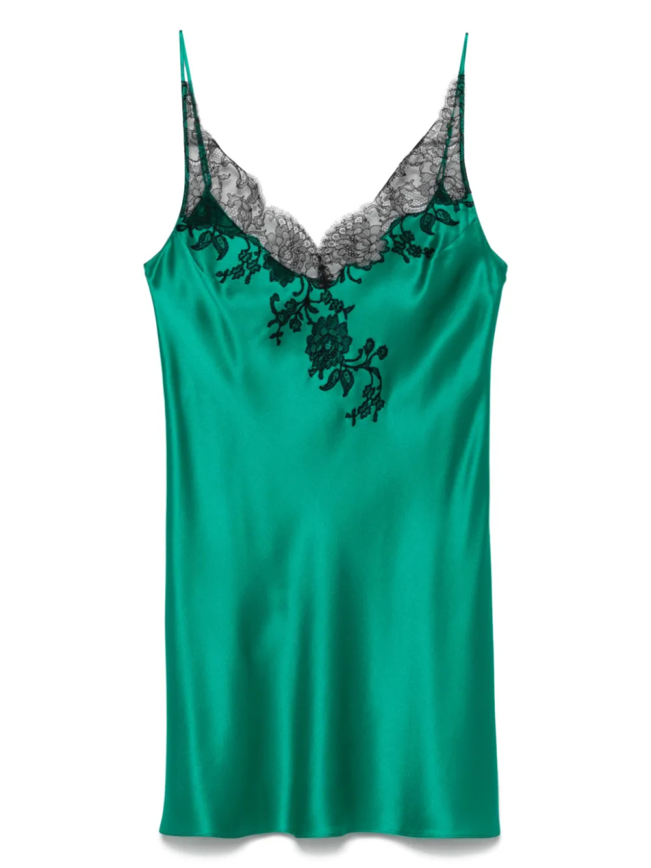 Carine Gilson платье-комбинация с кружевом, зеленый
Carine Gilson платье-комбинация с кружевом, зеленый