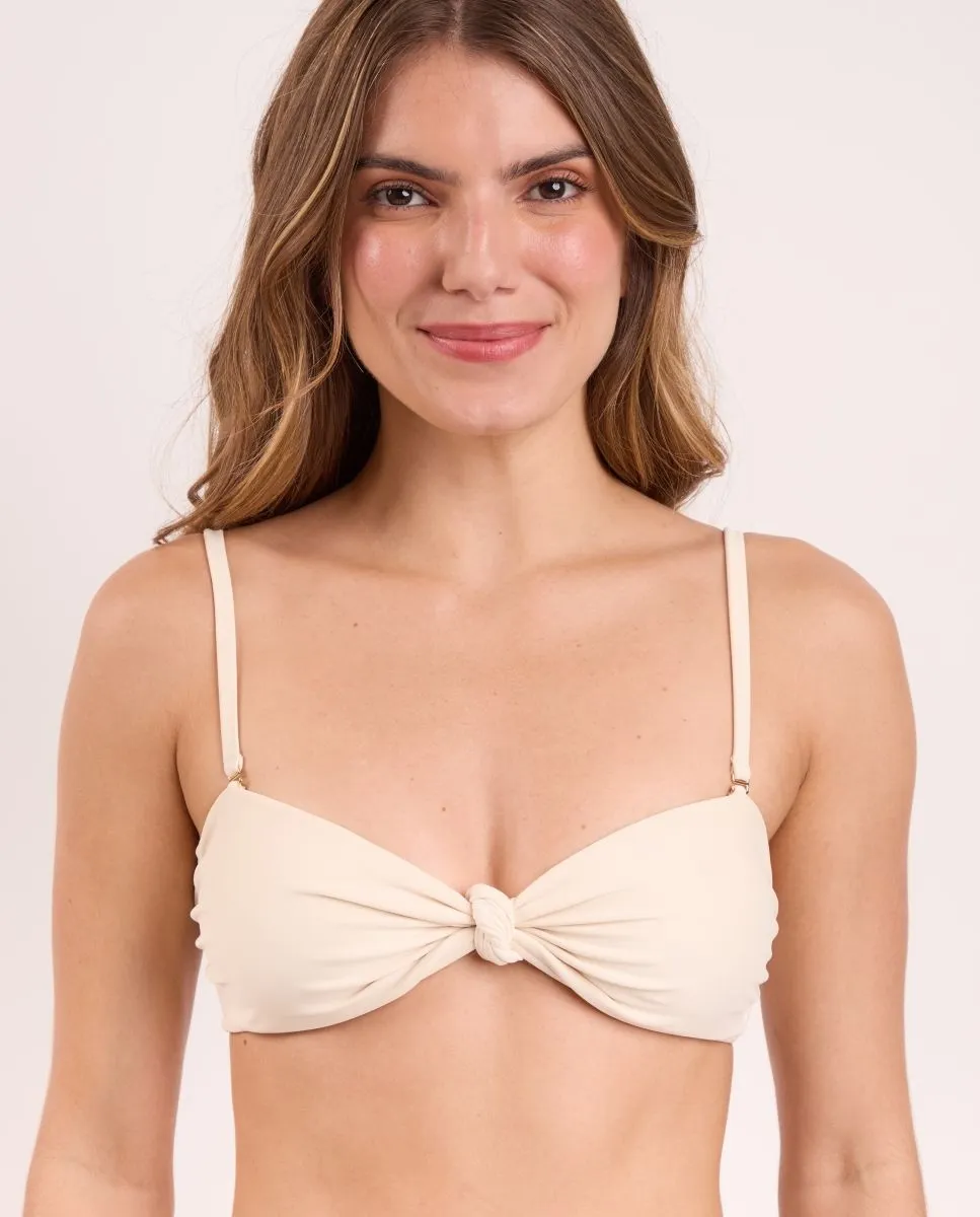 Однотонный бюстгальтер-бандо с подкладкой Río de Sol, цвет Crudo 
Однотонный бюстгальтер-бандо с подкладкой Río de Sol, цвет Crudo