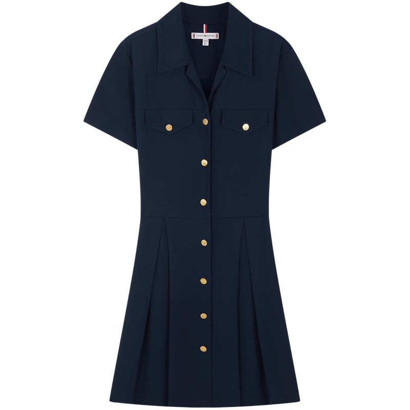 Женское платье с коротким рукавом Tommy Hilfiger, синий
Женское платье с коротким рукавом Tommy Hilfiger, синий